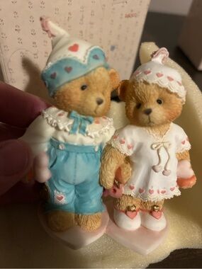 Cherished Teddies Craig and Cheri Sweethearts Forever 156485 1995 Enesco w/ Box
